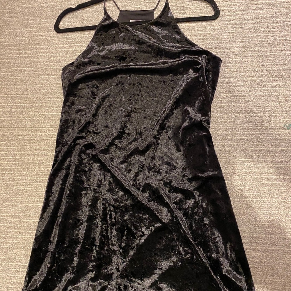 velvet halter dress!
